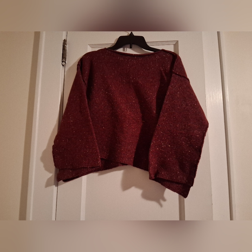Cozy Burgundy Knit Sweater